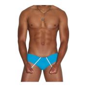 Blauwe Icon Zwemshorts Dsquared2 , Blue , Heren