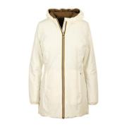 Warm Dubbel Jassen K-Way , Beige , Dames