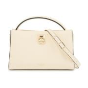 Gouden Keystone Lock Mini Iris Handtas Mulberry , Beige , Dames