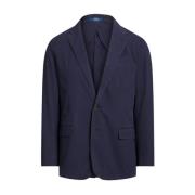 Eenrijige marineblazer Ralph Lauren , Blue , Heren