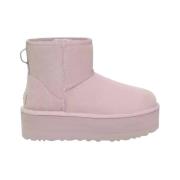 Roze Classic Mini Platform Snowboots UGG , Pink , Dames