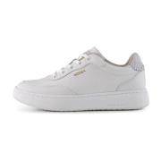 Evelyn Leather Woden , White , Dames