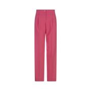 Fuchsia Katoenen Pantalon Palm Angels , Pink , Dames