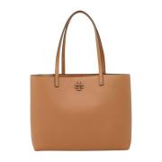 Bruine McGraw Logo Tas Tory Burch , Brown , Dames