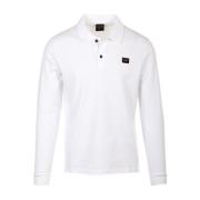 Witte Polo Shirts en Polos Paul & Shark , White , Heren