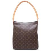 Pre-owned Canvas handbags Louis Vuitton Vintage , Brown , Dames