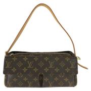 Pre-owned Canvas handbags Louis Vuitton Vintage , Brown , Dames