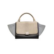 Pre-owned Fabric celine-bags Celine Vintage , Beige , Dames