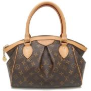 Pre-owned Canvas handbags Louis Vuitton Vintage , Brown , Dames