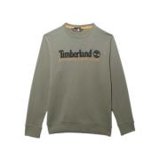 Biologisch Katoenen Sweatshirt Timberland , Green , Heren