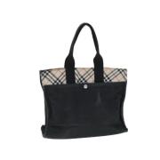 Pre-owned Cotton handbags Burberry Vintage , Black , Dames