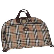 Pre-owned Canvas handbags Burberry Vintage , Brown , Dames