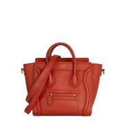 Pre-owned Leather celine-bags Celine Vintage , Orange , Dames