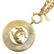 Pre-owned Metal chanel-jewelry Chanel Vintage , Yellow , Dames