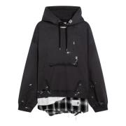 Hoodie met capuchon Mihara Yasuhiro , Black , Heren