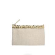 Pre-owned Fabric pouches Dior Vintage , White , Dames