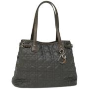 Pre-owned Coated canvas dior-bags Dior Vintage , Gray , Dames