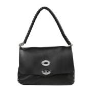 Stijlvolle Mix Patella Tas Zanellato , Black , Dames