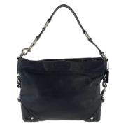 Pre-owned Leather handbags Coach Pre-owned , Black , Dames