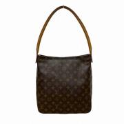 Pre-owned Canvas handbags Louis Vuitton Vintage , Brown , Dames