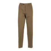 Brandy Chino Gabardine Broek Roy Roger's , Brown , Heren