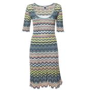 Pre-owned Knit dresses Missoni Pre-owned , Gray , Dames