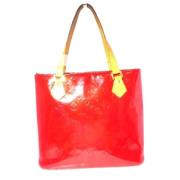 Pre-owned Leather louis-vuitton-bags Louis Vuitton Vintage , Red , Dam...