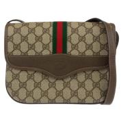 Pre-owned Canvas crossbody-bags Gucci Vintage , Beige , Dames