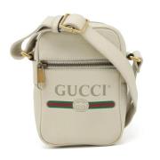 Pre-owned Leather crossbody-bags Gucci Vintage , Beige , Dames