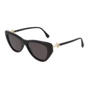 Cat Eye Zonnebril Model Fe40149I Fendi , Black , Unisex