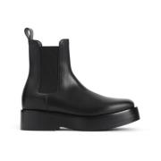 Zwarte Torino Chelsea Boot Bottega Veneta , Black , Heren