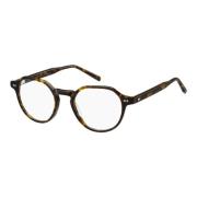 Donker Havana Brillen Montuur TH 2128 Tommy Hilfiger , Brown , Unisex