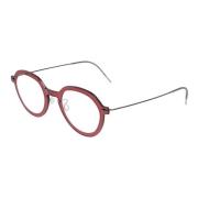 Titanium Ronde Frame Bril Lindbergh , Pink , Unisex