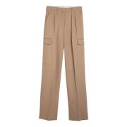 Reguliere broek Sportmax , Beige , Dames