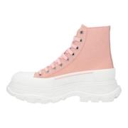 Canvas boots Alexander McQueen , Pink , Dames