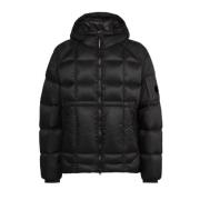 Zwarte Shell Hooded Donsjas C.p. Company , Black , Heren