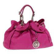 Pre-owned Leather dior-bags Dior Vintage , Pink , Dames