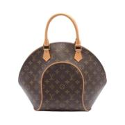 Pre-owned Canvas handbags Louis Vuitton Vintage , Brown , Dames