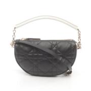 Pre-owned Leather handbags Dior Vintage , Black , Dames