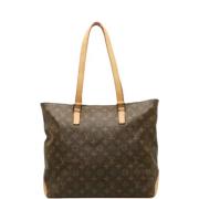 Pre-owned Canvas handbags Louis Vuitton Vintage , Brown , Dames