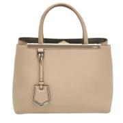 Pre-owned Leather totes Fendi Vintage , Beige , Dames