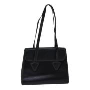 Pre-owned Leather shoulder-bags Loewe Pre-owned , Black , Dames