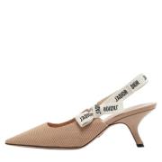 Pre-owned Fabric heels Dior Vintage , Beige , Dames