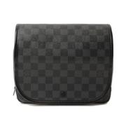 Pre-owned Canvas clutches Louis Vuitton Vintage , Gray , Heren