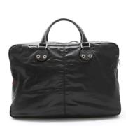 Pre-owned Leather totes Gucci Vintage , Black , Dames