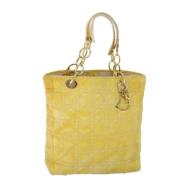 Pre-owned Leather dior-bags Dior Vintage , Yellow , Dames