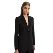 Zwarte blazer met strass Ermanno Scervino , Black , Dames