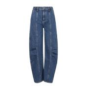 Cargo Twill Broek Rotate Birger Christensen , Blue , Dames