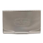 Pre-owned Metal wallets Louis Vuitton Vintage , Gray , Heren