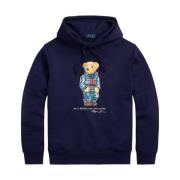 Navy polar fleece Polo Bear sweatshirt Ralph Lauren , Blue , Heren